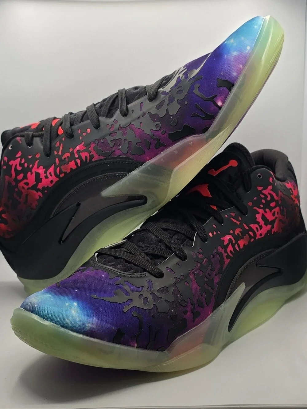 Nike Air Jordan Zion 3 Lift Off Black-Solar Red-Vivid Purple Sz 13 [DR0675-006]